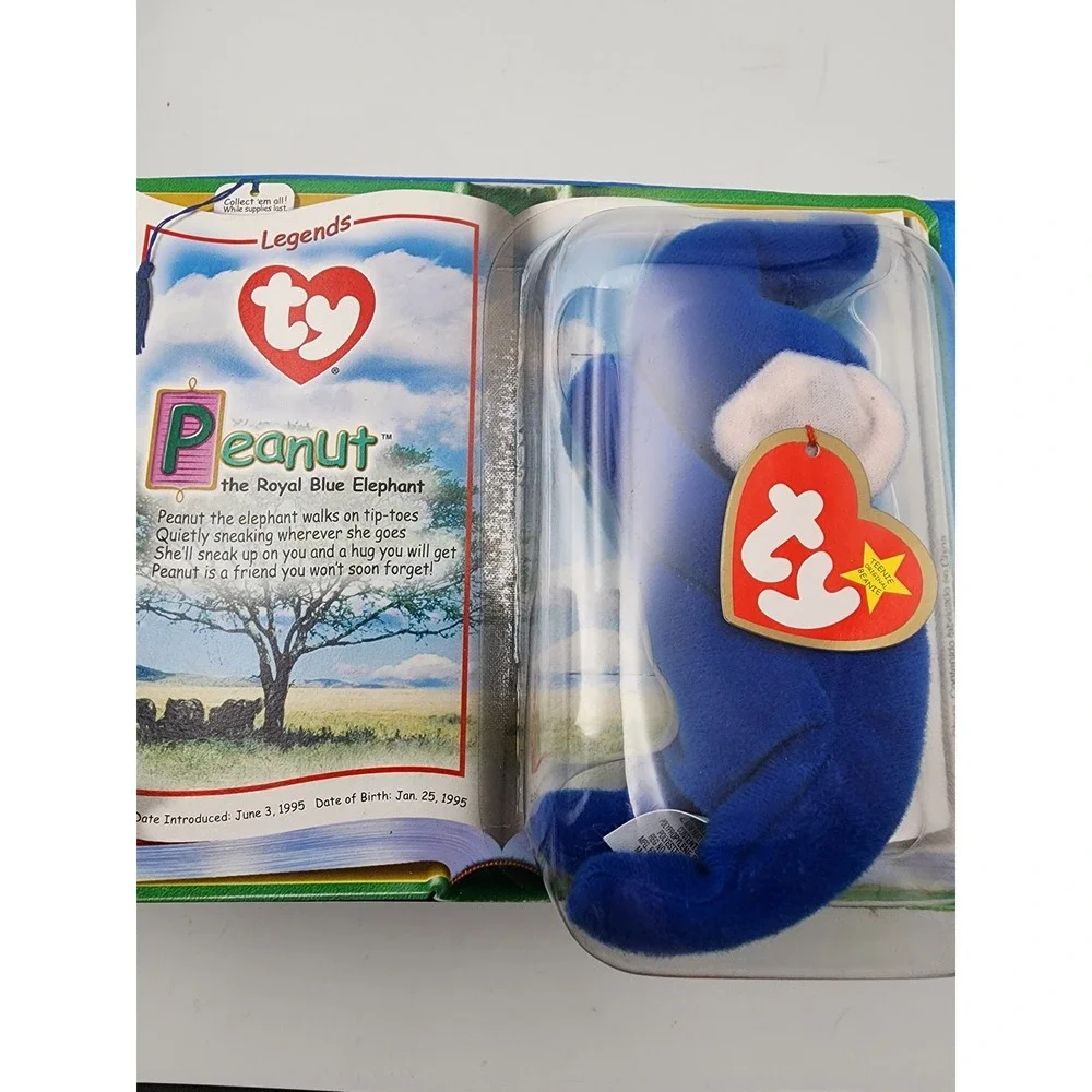 Ty Teenie Beanie Babies Legends McDonalds Set Humphrey Chilly Royal Blue Peanut